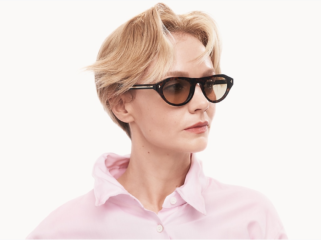 【関税&送料込み】Prada Pr B15S Sunglasses Prada PR B15S M (51 - 21) with Brown lenses and Tortoise